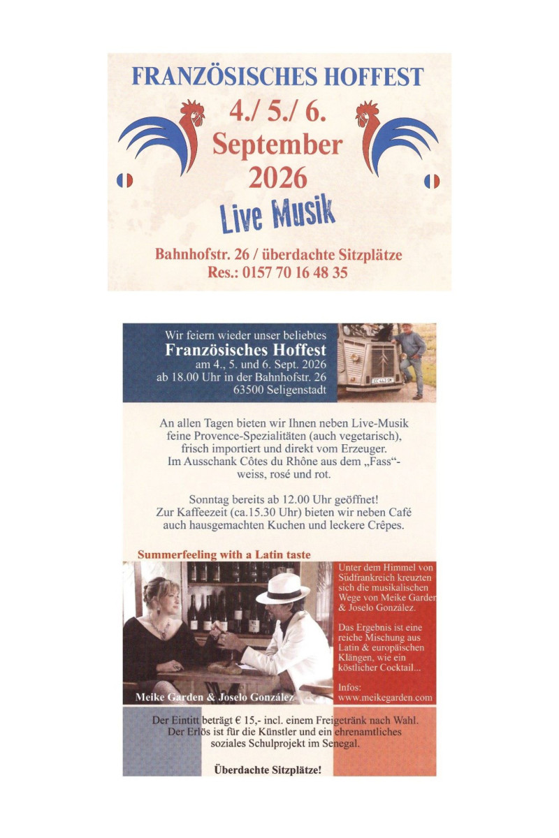 Französisches Hoffest 2026l